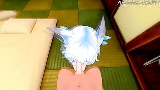 A redo of a healer scene with Setsuna, an anime hentai moment