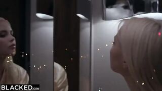 Two ski bunnies, Jia and Like, are competing for a guy's attention in this steamy scene from Blacked, known for delivering high-quality interracial erotica with top pornstars and exclusive content