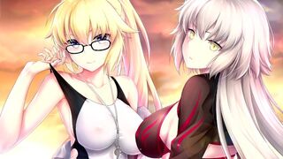 Saint and sinner, a forbidden yet passionate encounter in hentai style