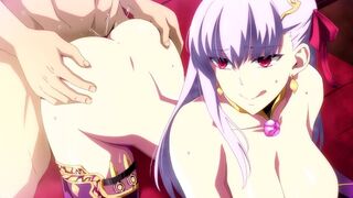 The BB challenge with Sakura Matou as the mistress in a hentai JOI scene