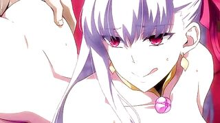 The BB challenge with Sakura Matou as the mistress in a hentai JOI scene