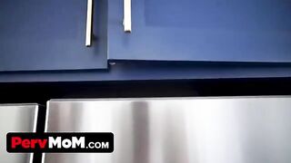 Pervert stepson can't control his lust for his stepmom