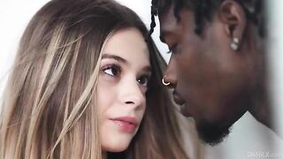 A girl is having an orgasm right in the heart