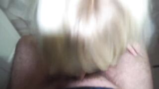 Redhead Russian babe gets her mouth filled with cum