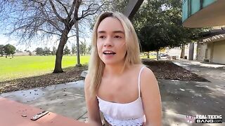 The girl is ready to do anything to satisfy her man