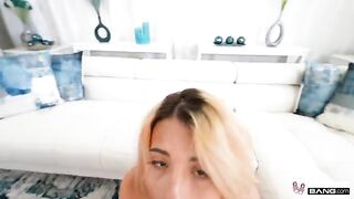 A nice man penetrated the juicy ass of a beautiful woman with passion