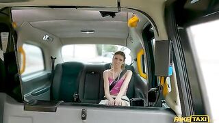 Stick it deeper! The girl groans from anal sex in the car