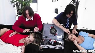 Group sex is too much for one woman to handle