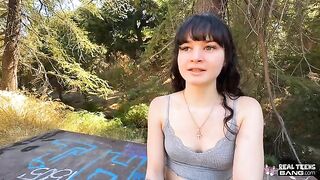 Do you like what I do with my mouth? A sexy 18-year-old asks