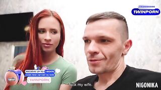 Two pretty Russian babies are not shy to have sex in front of the camera