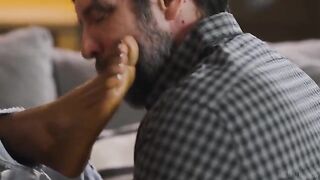 A girl is caught in an intense, forbidden encounter with a black man