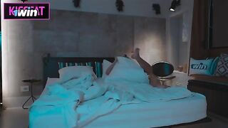 She came to her stepbrother's room after the party for a night