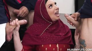 Culture for the masses, where Arab girls are getting fucked hard by a crowd
