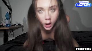A girl is getting fucked without any mercy in this hot vid