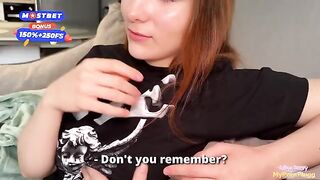 My neighbor helps me with his strong dick when my boyfriend isn’t around
