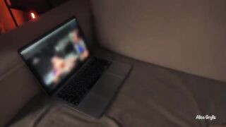 Watching porn on Pornhub made her hungry for more sex