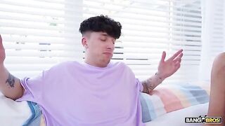 I love you both, a touching blowjob scene