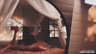 The reflection in the mirror says he's good, and so does his girlfriend