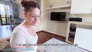 They're so comfortable now, you don't even have to take them off! - Italian amateur action