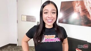 And dessert is dick! - 18 y.o. Latina with perfect natural boobs