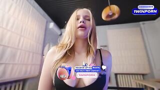 Wouldn't it be better to put a dick in your mouth instead of an apple?