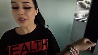 A goth girl felt the power of a strong cock