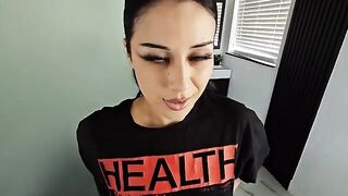 A goth girl felt the power of a strong cock