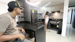 I wanted to shoot a new recipe, and my step-sis helped me