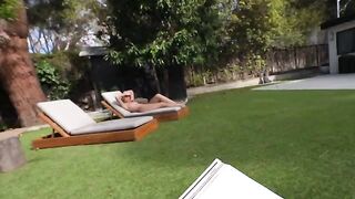 We bought a summer house and fucked on the lawn, just like in the movies