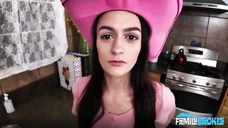 The cowgirl got a cock after the minet of passion