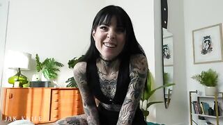 A girl has sex with her new vibrating toy in a commercial