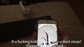 The man gently fucks his girlfriend with a big dick in POV