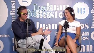 Natalia Garcia asks for a hamburger and delivers a big dick to the delivery man in this steamy podcast clip