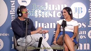 Natalia Garcia asks for a hamburger and delivers a big dick to the delivery man in this steamy podcast clip