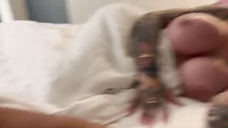 A gorgeous stepdaughter with tattoos gets fucked by her stepfather in HD