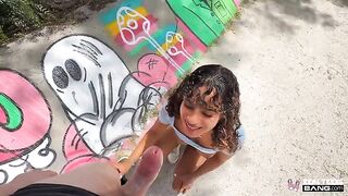 A white guy fucked a black mulatto woman hard