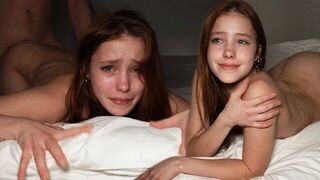 The girl was brought to tears of joy during intense standing sex
