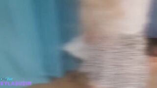 A young couple had sex right on the chair in doggy style