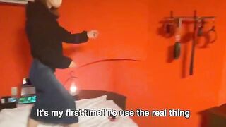 You're a romantic dude - A cute Japanese girl gets tied up and pleasured by her loving partner