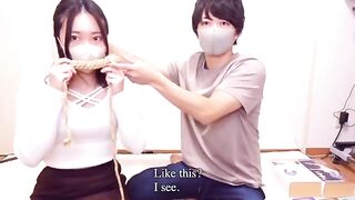 Japanese Rope Tied Up Fuck - Extreme Orgasm with Restrained Bondage