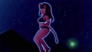 The young guy fucked a hot witch in a steamy animated scene
