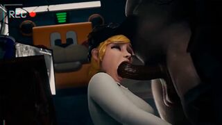 FNAF Security Breach Vanessa gets fucked in the office