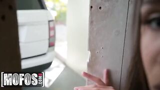 Abella Danger shows her hot savior her gratitude in a very intimate way