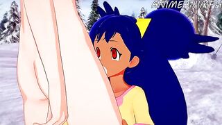 Iris, the Pokémon trainer, gets her pussy pounded by a horny Koikatsu stud