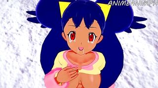 Iris, the Pokémon trainer, gets her pussy pounded by a horny Koikatsu stud
