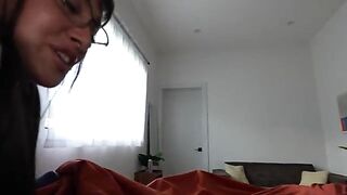 A man fucked her girlfriend in a steamy sleepover surprise