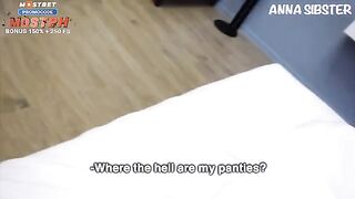 The cute maid came to show the guest something special in a steamy hotel scene