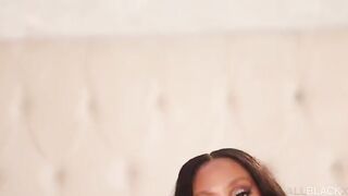 A real cock is the only thing that satisfies this black beauty