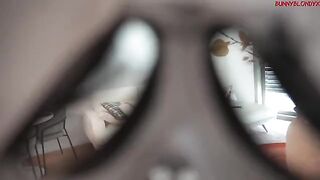 A girl greeted her guest and had doggy style sex