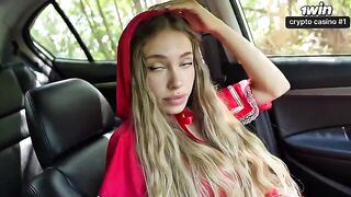 A little girl in a red coat became a slutty woman